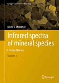 cover of the book Infrared spectra of mineral species: Extended library