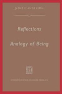 cover of the book Reflections on the Analogy of Being