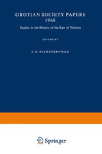 cover of the book Studies in the History of the Law of Nations