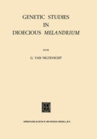 cover of the book Genetic Studies in Dioecious Melandrium