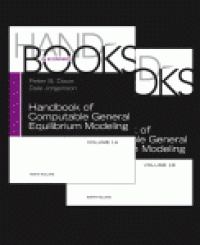 cover of the book Handbook of Computable General Equilibrium Modeling SET, Vols. 1A and 1B