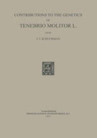 cover of the book Contributions to the Genetics of Tenebrio Molitor L