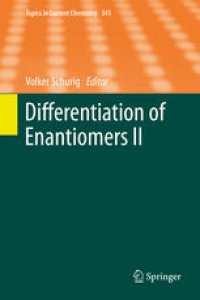 cover of the book Differentiation of Enantiomers II