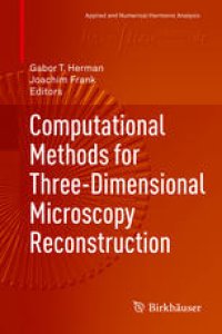 cover of the book Computational Methods for Three-Dimensional Microscopy Reconstruction