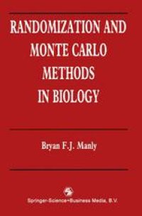 cover of the book Randomization and Monte Carlo Methods in Biology