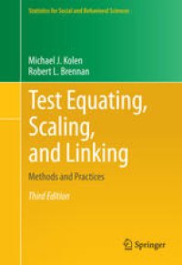 cover of the book Test Equating, Scaling, and Linking: Methods and Practices