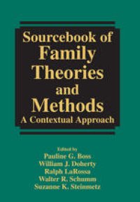 cover of the book Sourcebook of Family Theories and Methods: A Contextual Approach