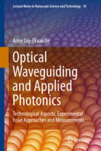 cover of the book Optical Waveguiding and Applied Photonics: Technological Aspects, Experimental Issue Approaches and Measurements