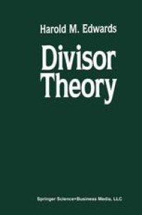 cover of the book Divisor Theory