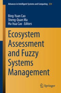 cover of the book Ecosystem Assessment and Fuzzy Systems Management