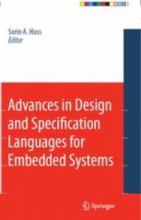 cover of the book Advances in Design and Specification Languages for Embedded Systems: Selected Contributions from FDL'06