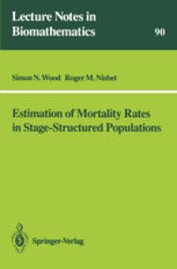 cover of the book Estimation of Mortality Rates in Stage-Structured Population