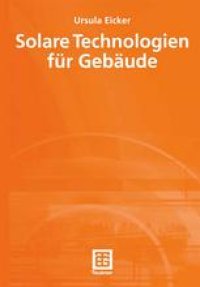 cover of the book Solare Technologien für Gebäude