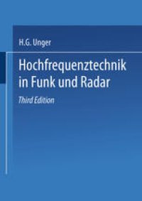 cover of the book Hochfrequenztechnik in Funk und Radar