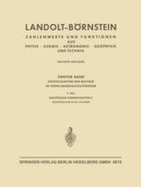 cover of the book Landolt-Börnstein: Eigenschaften der Materie in ihren Aggregatzuständen, 7. Teil, Elektrische Eigenschaften II (Elektrochemische Systeme), Teil b