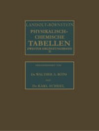 cover of the book Landolt-Börnstein: Physikalisch-chemische Tabellen, Ergänzungsband 2, Teil c