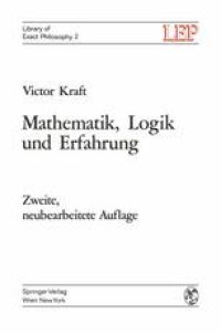 cover of the book Mathematik, Logik und Erfahrung