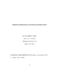 cover of the book Persons, Identities and Social Interaction