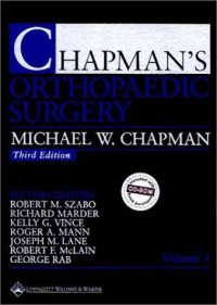 cover of the book Chapman's Orthopaedic Surgery