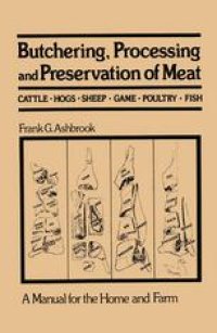 cover of the book Butchering, Processing and Preservation of Meat