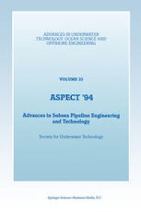 cover of the book Aspect ’94: Advances in Subsea Pipeline Engineering and Technology