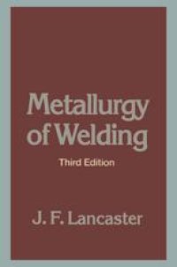 cover of the book Metallurgy of Welding