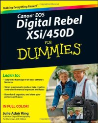 cover of the book Canon EOS Digital Rebel XSi/450D For Dummies