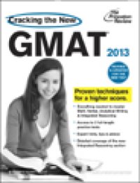 cover of the book Cracking the New GMAT, 2013 Edition