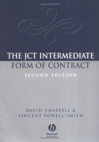 cover of the book JCT Intermediate Form of Contract, Second Edition