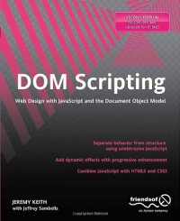 cover of the book DOM Scripting: Web Design with JavaScript and the Document Object Model