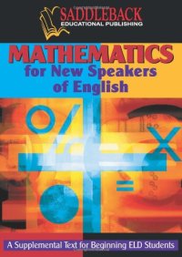 cover of the book Mathematics for New Speakers of English