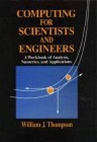 cover of the book Computing for Scientists and Engineers: A Workbook of Analysis, Numerics, and Applications