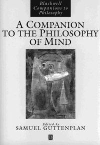 cover of the book A Companion to the Philosophy of Mind