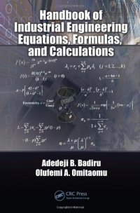 cover of the book Handbook of Industrial Engineering Equations, Formulas, and Calculations