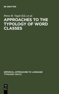 cover of the book Approaches to the Typology of Word Classes