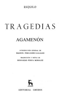 cover of the book Tragedias