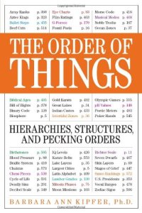 cover of the book The Order of Things: Hierarchies, Structures, and Pecking Orders