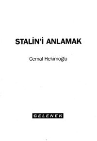 cover of the book Stalin'i Anlamak