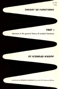 cover of the book Theory of Functions Part 1: Elements of the General Theory of Analytical Functions