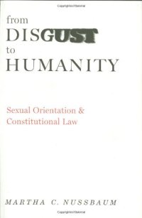 cover of the book From Disgust to Humanity: Sexual Orientation and Constitutional Law