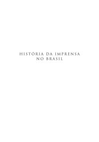 cover of the book História da Imprensa no Brasil