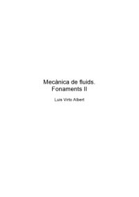 cover of the book Mecànica de fluids. Fonaments II