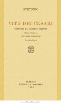 cover of the book Vite dei Cesari