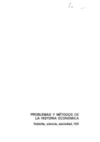 cover of the book Problemas y Métodos de la Historia Económica