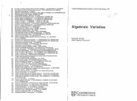 cover of the book Algebraic Varieties