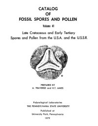 cover of the book Late Cretaceous and Early Tertiary Spores and Pollen from the U.S.A. and the U.S.S.R