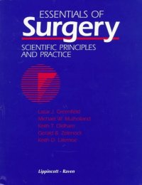 cover of the book Essentials of Surgery. Scientific Principles