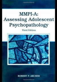 cover of the book MMPI. A Assessing Adolescent Psychopathology