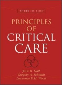 cover of the book Principles of Critical Care Hall