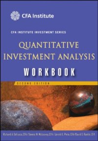 cover of the book Quantitative Investment Analysis Workbook